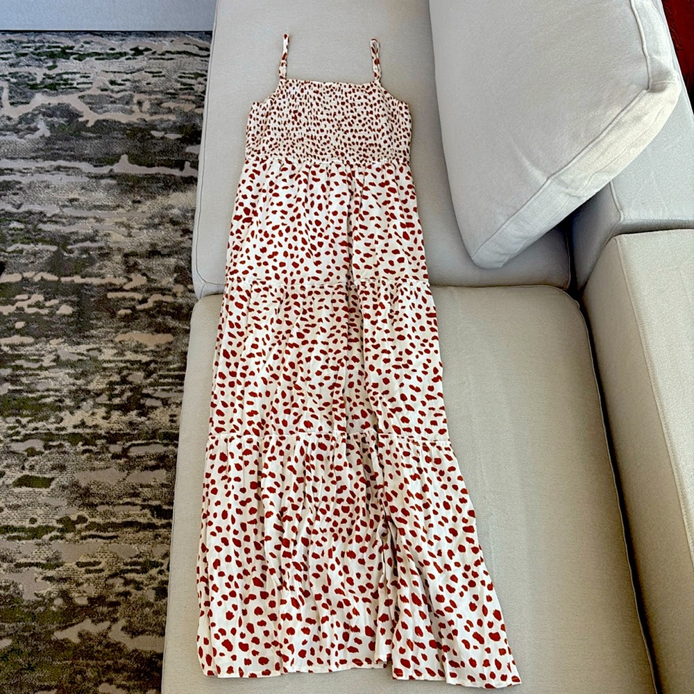 Spaghetti Strap Smocked Tiered Maxi Dress - Picture 6 of 6